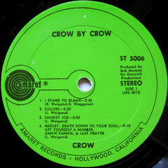 Crow (4) : Crow By Crow (LP, Album)