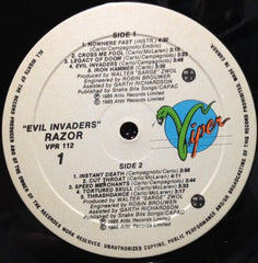 Razor (2) : Evil Invaders (LP, Album)