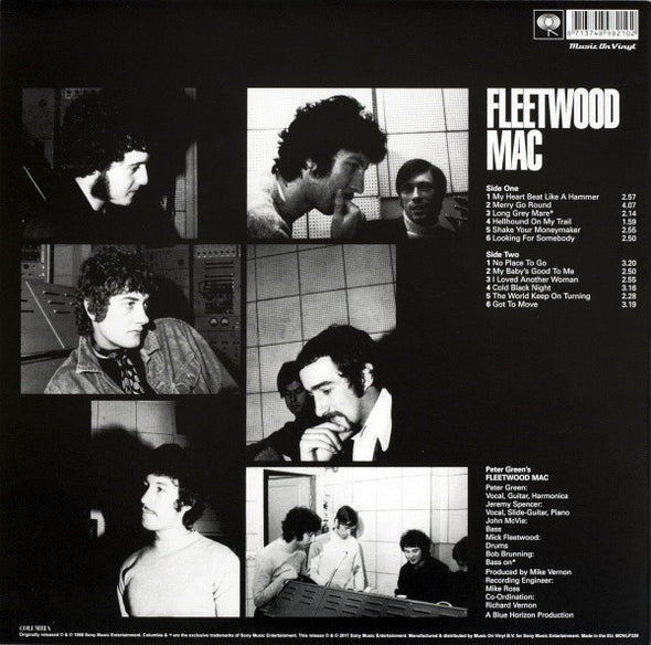 Fleetwood Mac : Peter Green's Fleetwood Mac (LP, Album, RE, 180)