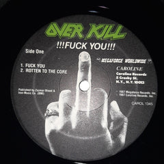 Overkill : !!!Fuck You!!! (12", EP, EMW)