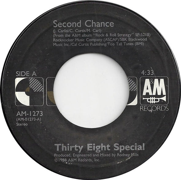 38 Special (2) : Second Chance (7", Single, Styrene)