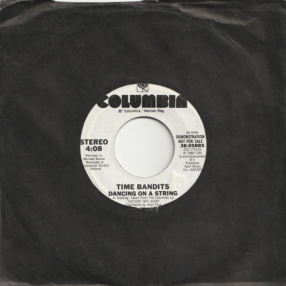 Time Bandits : Dancing On A String (7", Single, Promo)