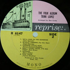 Trini Lopez : The Folk Album (LP, Album, Mono, Ter)