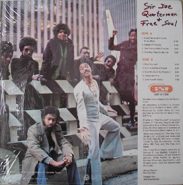 Sir Joe Quarterman & Free Soul : Sir Joe Quarterman & Free Soul (LP, Album, RE)