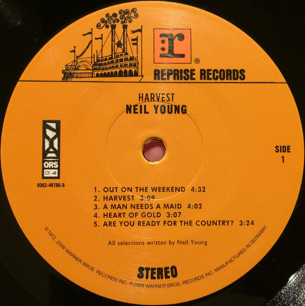 Neil Young : Harvest (LP, Album, RE, 180)