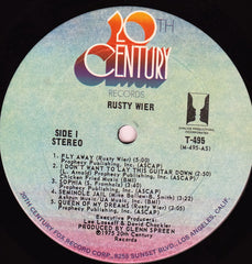 Rusty Wier : Rusty Wier (LP, Album)