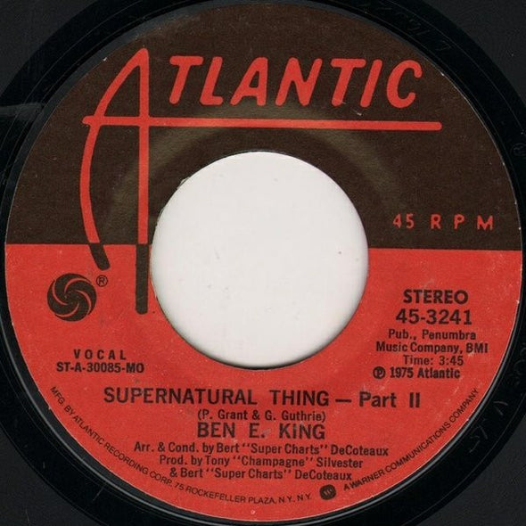 Ben E. King : Supernatural Thing (7", Single, Styrene, MO )