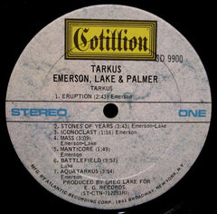 Emerson, Lake & Palmer : Tarkus (LP, Album, RI )