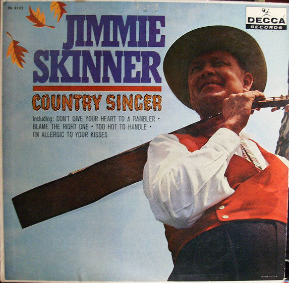 Jimmie Skinner : Country Singer (LP, Album)