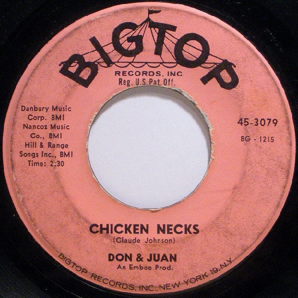 Don & Juan : What's Your Name / Chicken Necks (7", Single)