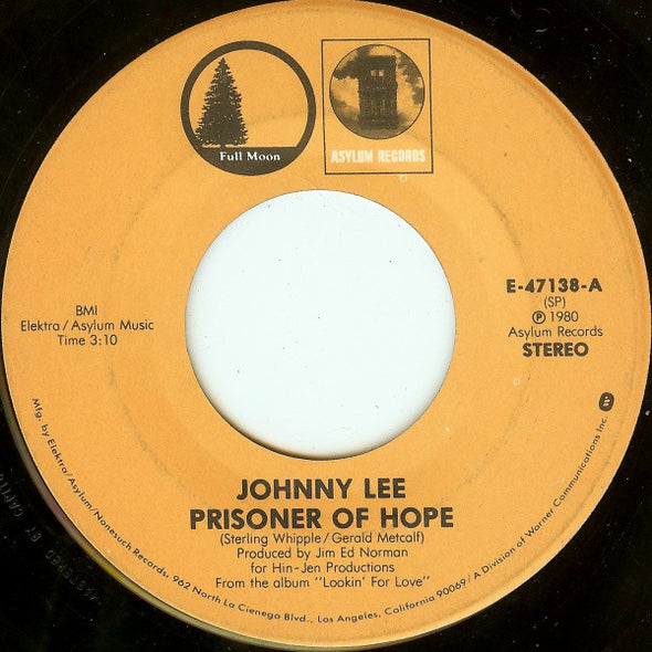 Johnny Lee (3) : Prisoner Of Hope (7", Spe)