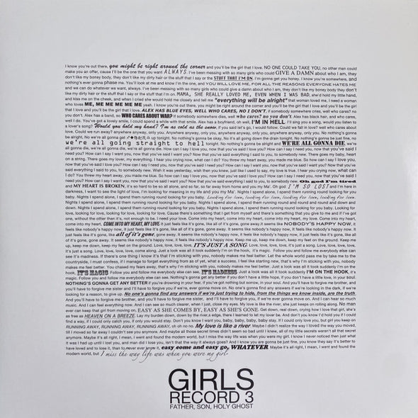 Girls (5) : Father, Son, Holy Ghost (LP, Whi + LP)