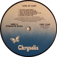 Steeleye Span : Live At Last! (LP, Album, Ter)