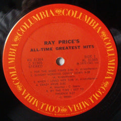 Ray Price : All Time Greatest Hits (2xLP, Comp)