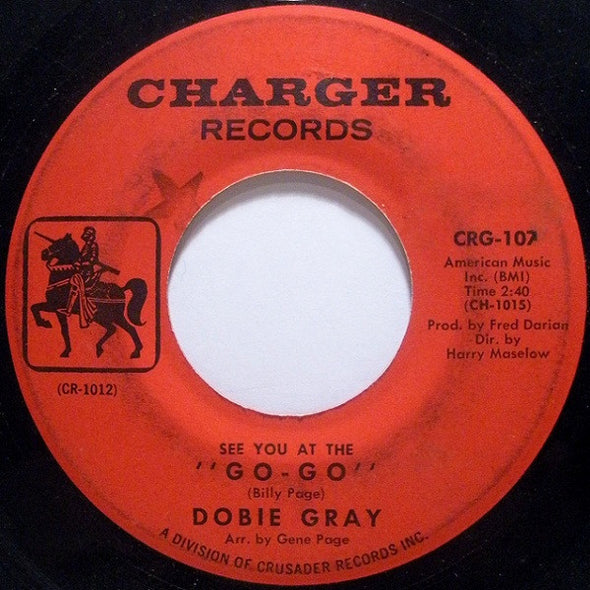 Dobie Gray : See You At The "Go-Go" (7", Single)