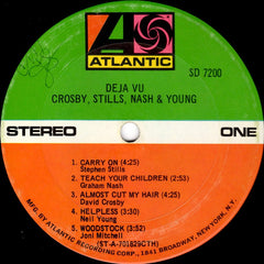Crosby, Stills, Nash & Young : Déjà Vu (LP, Album, CTH)