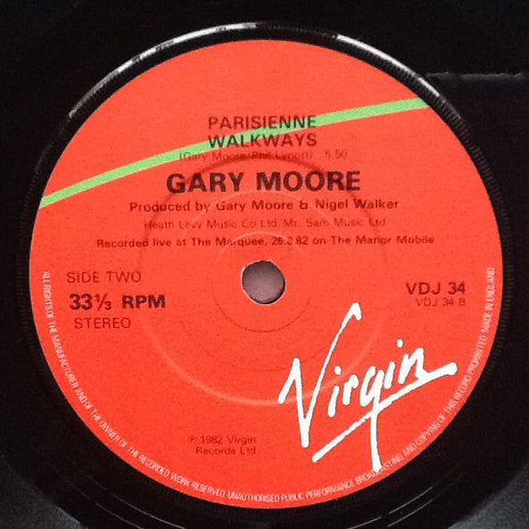 Gary Moore : Corridors Of Power (LP, Album + 7", EP, Ltd)