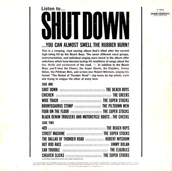 Various : Shut Down (LP, Comp, Mono, Scr)