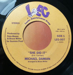 Michael Damian : She Did It (7")