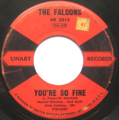 The Falcons : You're So Fine (7", Single)