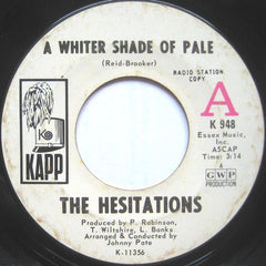 The Hesitations : A Whiter Shade Of Pale / With Pen In Hand (7", Single, Promo)