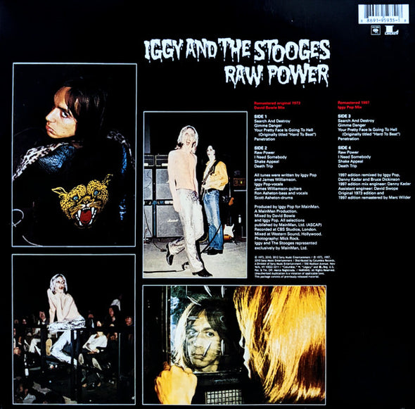 Iggy And The Stooges* : Raw Power (LP, Album, RE, RM + LP, Album, RE, RM + Gat)