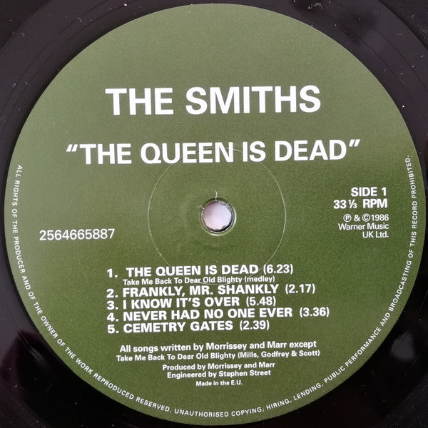 The Smiths : The Queen Is Dead (LP, Album, RE, Gat)