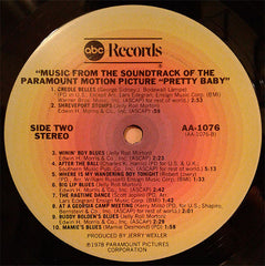 Various : Pretty Baby (Music From The Soundtrack Of The Paramount Motion Picture) (LP, Album)