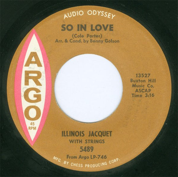 Illinois Jacquet : So In Love (7", Single)