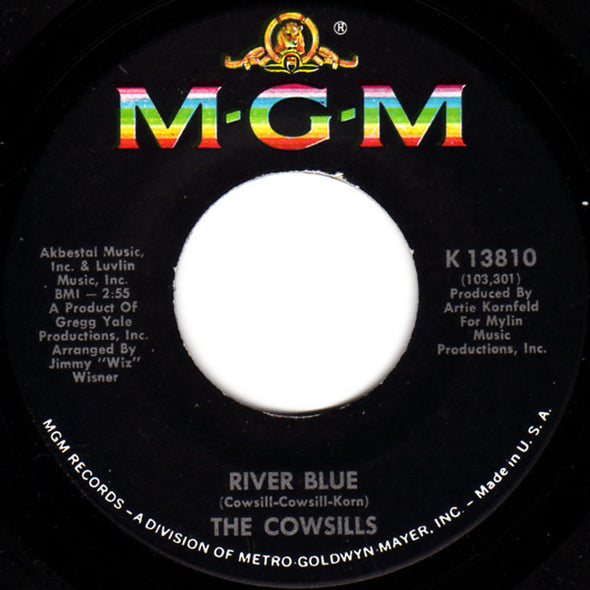 The Cowsills : The Rain, The Park & Other Things / River Blue (7", Sou)