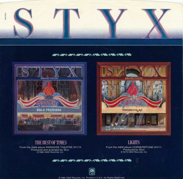 Styx - The Best Of Times 