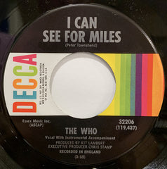 The Who : I Can See For Miles / Mary-Anne With The Shaky Hands (7", Single, Pin)
