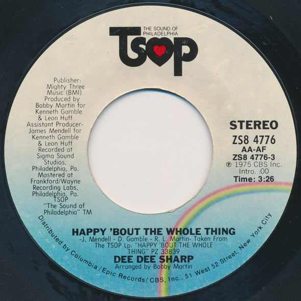 Dee Dee Sharp : Happy 'Bout The Whole Thing (7")