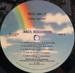 Todd Sharp : Who Am I (LP, Album)