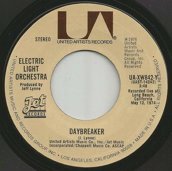 Electric Light Orchestra : Showdown / Daybreaker (7")