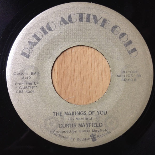 Curtis Mayfield : (Don't Worry) If There's A Hell Below We're All Going To Go / The Makings Of You (7", RE)
