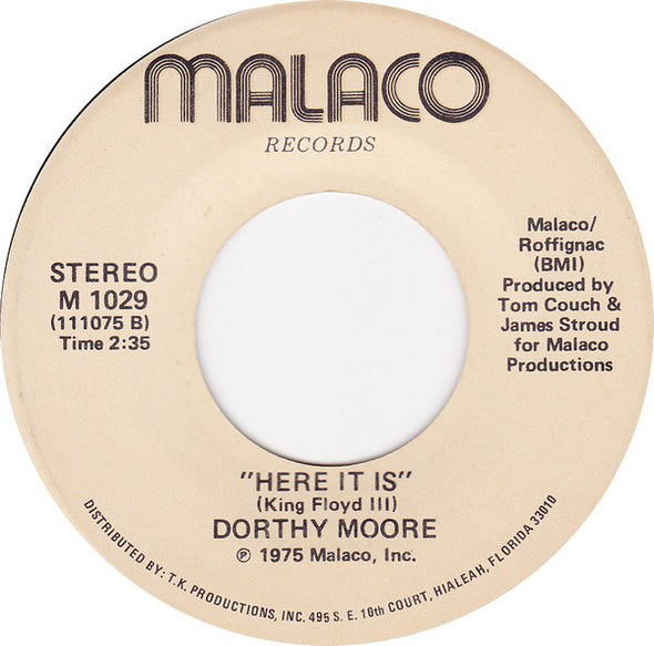 Dorothy Moore : Misty Blue (7", Single, M/Print)