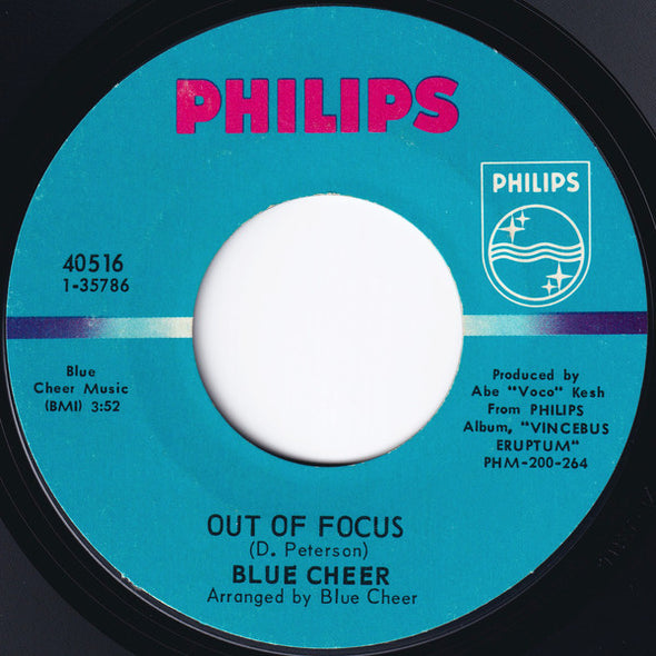 Blue Cheer : Summertime Blues (7", Single, Styrene, All)