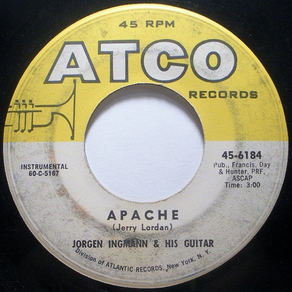 Jorgen Ingmann & His Guitar* : Apache (7", Single, MGM)