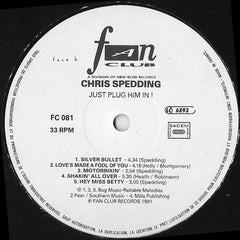 Chris Spedding : Just Plug Him In! (LP, Album)