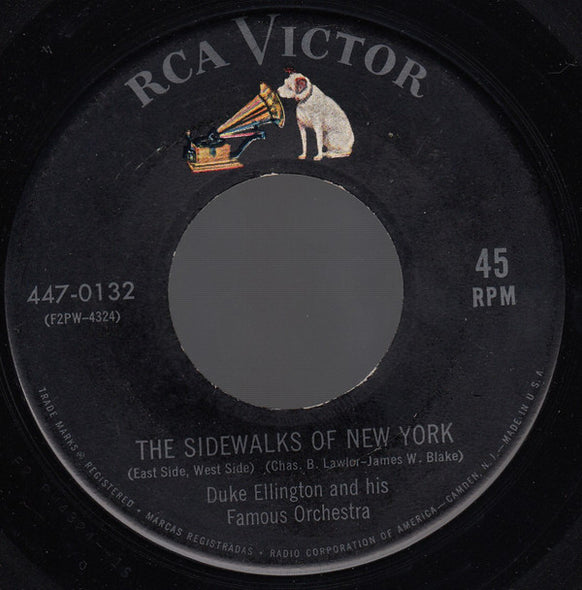 Duke Ellington And His Famous Orchestra* : Take The "A" Train / The Sidewalks Of New York (7", RE, Ind)