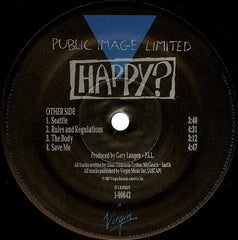 Public Image Limited : Happy? (LP, Album, SRC)