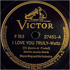 Wayne King The Waltz King And His Orchestra* : Waltzes You Saved For Me (4xShellac, 10", Album)