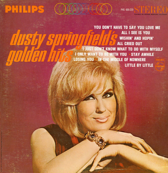 Dusty Springfield : Dusty Springfield's Golden Hits (LP, Comp, RE, Abr)