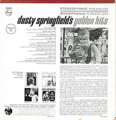 Dusty Springfield : Dusty Springfield's Golden Hits (LP, Comp, RE, Abr)