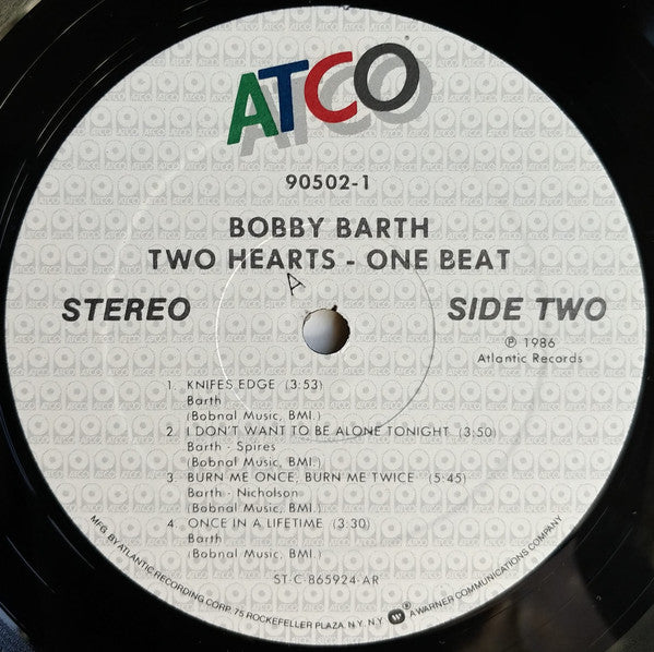 Bobby Barth : Two Hearts - One Beat (LP, Album)