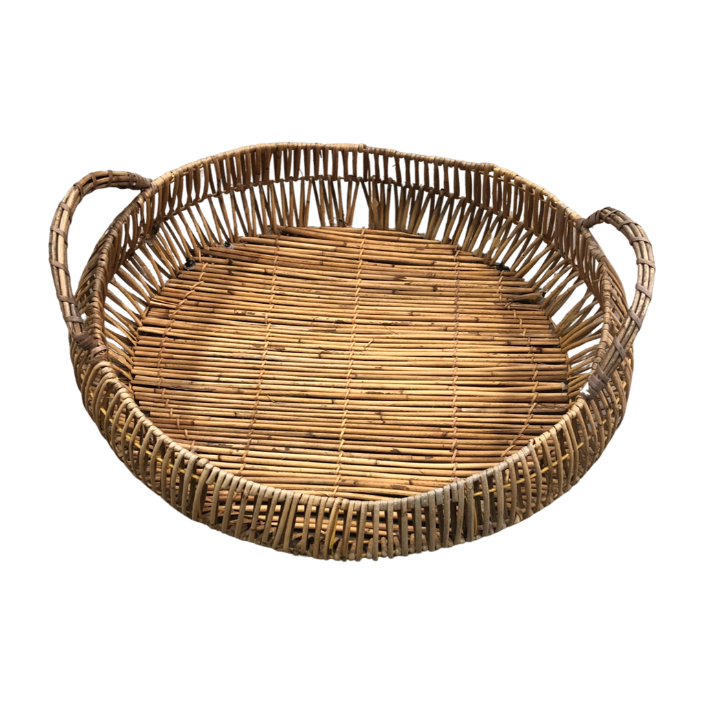 Vintage Large Rattan Basket