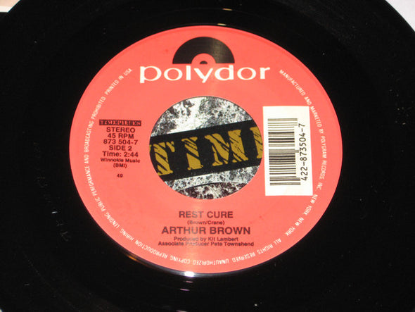 Arthur Brown : Fire / Rest Cure (7", RE)