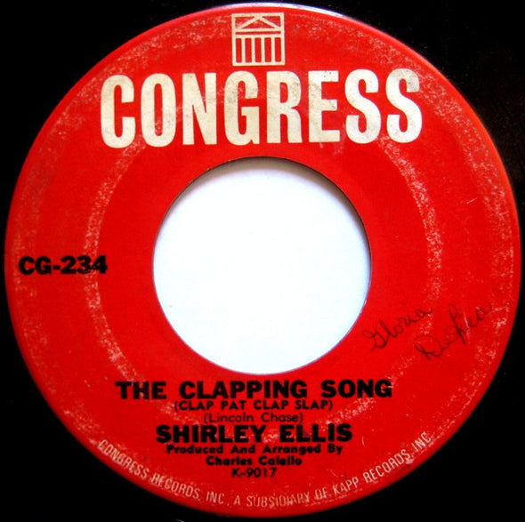 Shirley Ellis : The Clapping Song (Clap Pat Clap Slap) (7", Hol)
