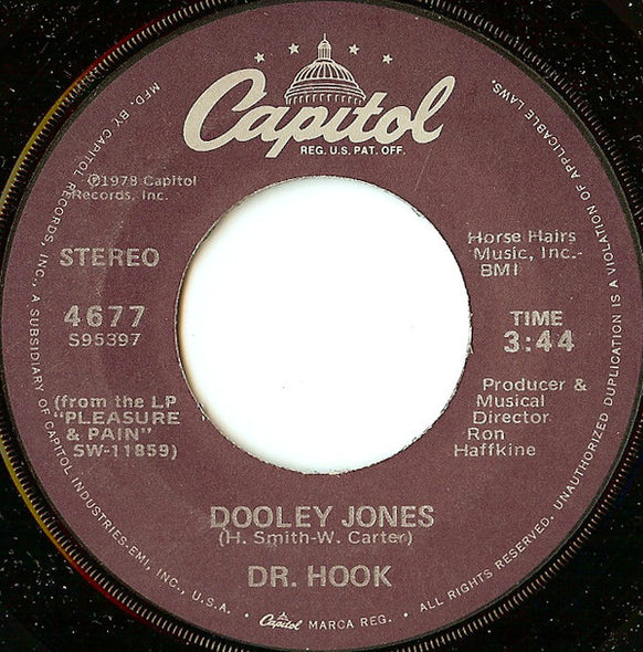 Dr. Hook : All The Time In The World (7", Single, Jac)
